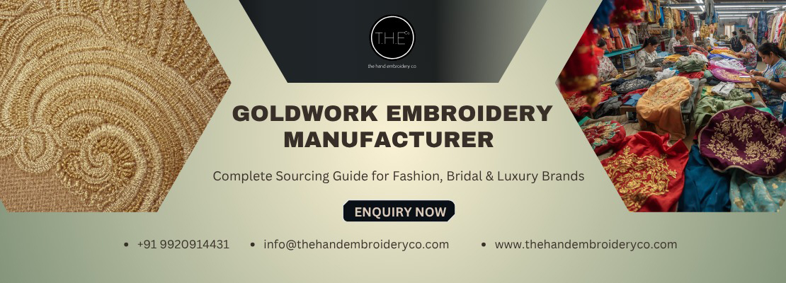 Goldwork Embroidery Manufacturer — The Complete Sourcing Guide for Fashion, Bridal & Luxury Brands
