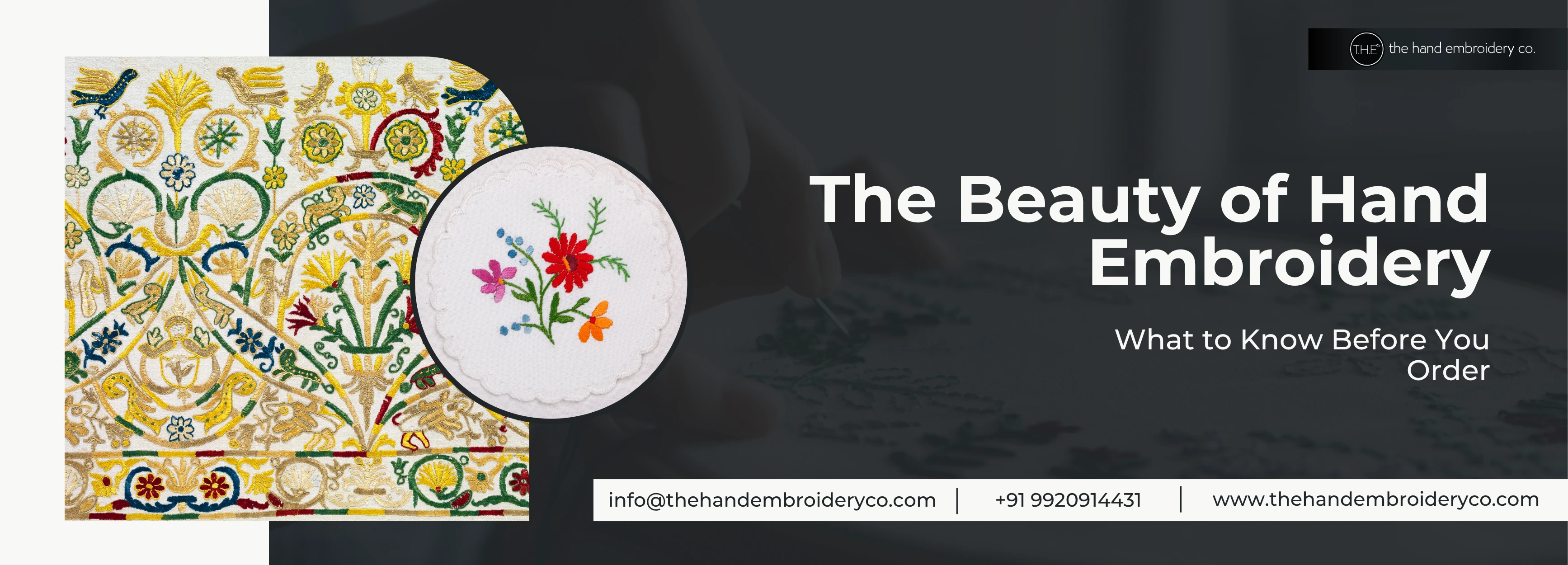 The Beauty of Hand Embroidery: What to Know Before You Order
