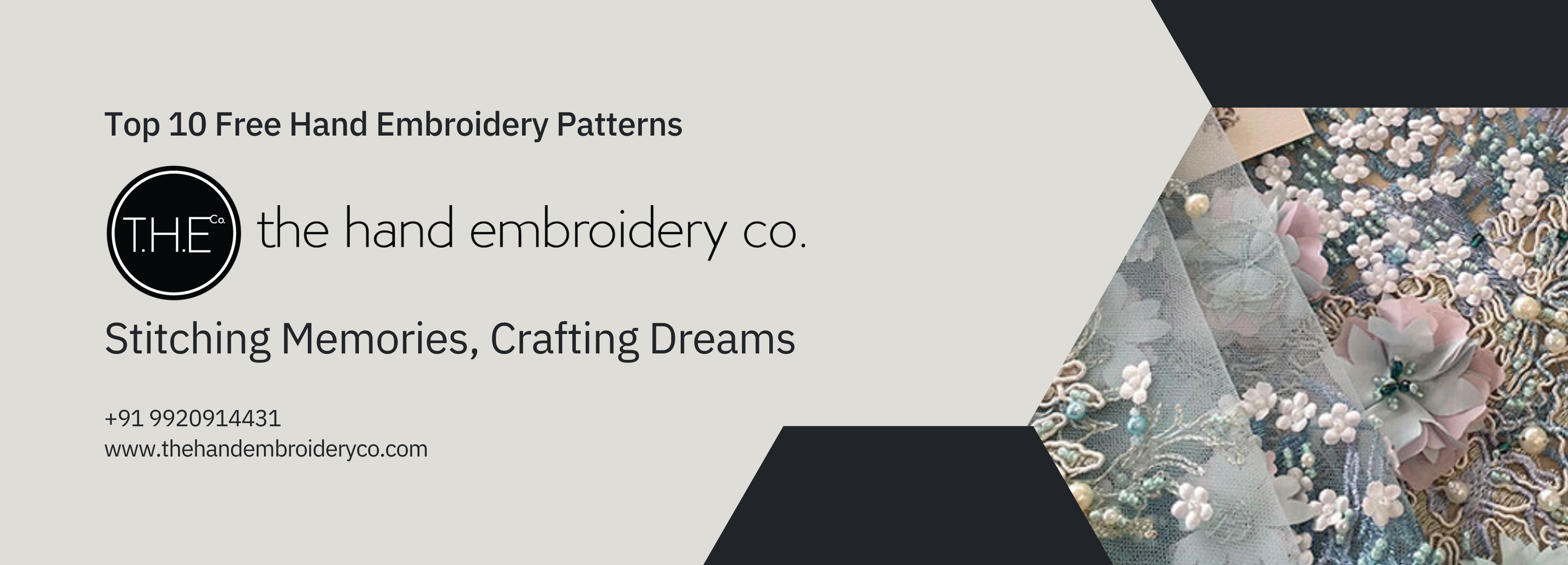 Modern Embroidery Patterns